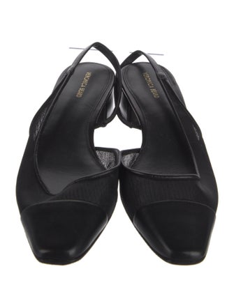 Veronica Beard Leather Slingback Flats