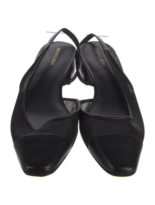 Veronica Beard Leather Slingback Flats
