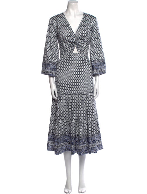 Veronica Beard Printed Midi Length Dress