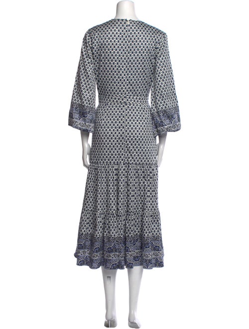 Veronica Beard Printed Midi Length Dress
