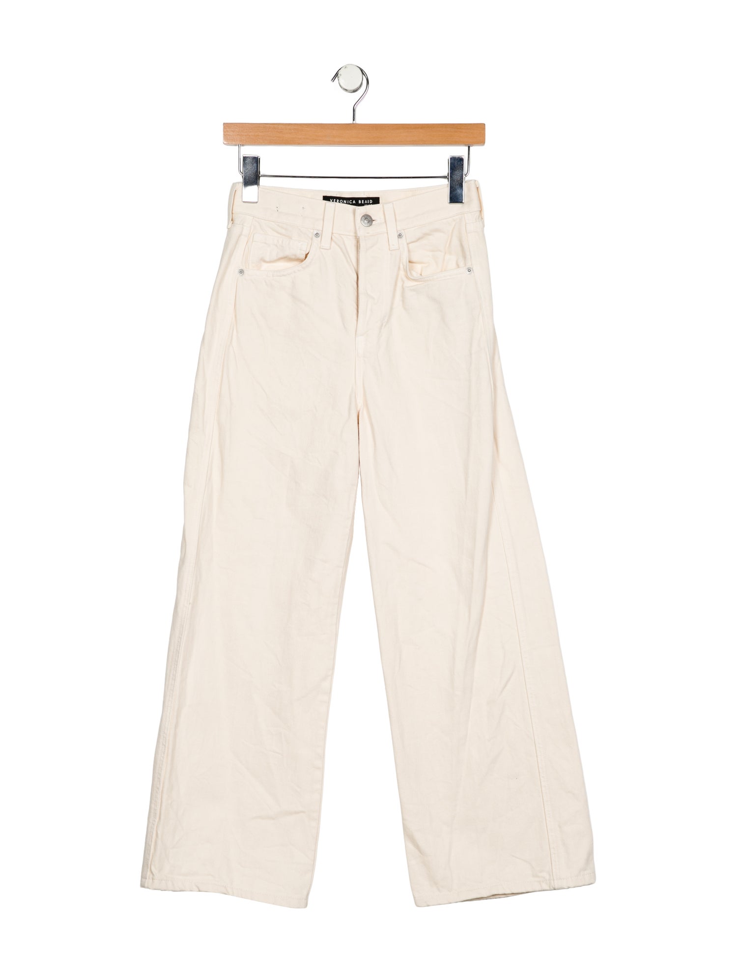 Veronica Beard High-Rise Wide Leg Jeans