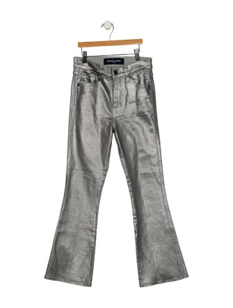 Veronica Beard High-Rise Straight Leg Jeans