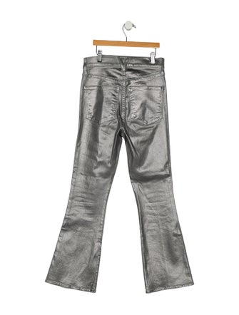 Veronica Beard High-Rise Straight Leg Jeans
