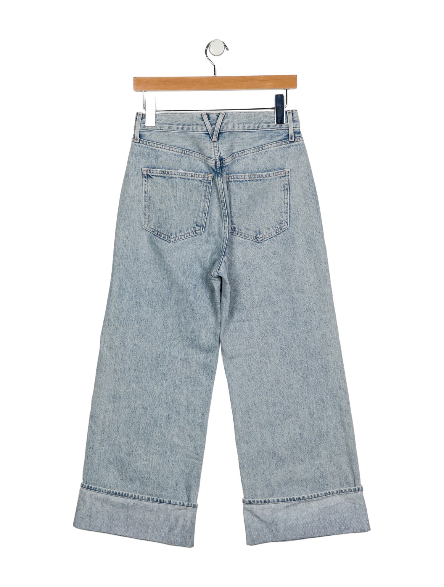 Veronica Beard High-Rise Wide Leg Jeans