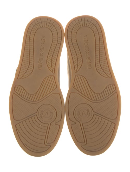 Veronica Beard Leather Colorblock Pattern Sneakers