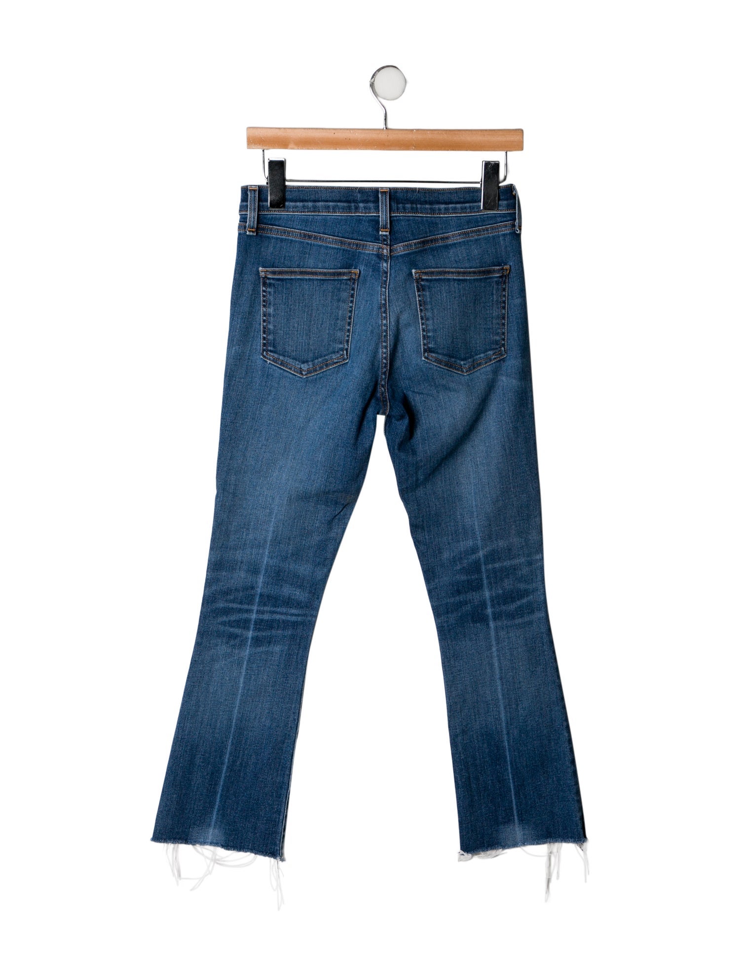 Veronica Beard Mid-Rise Straight Leg Jeans