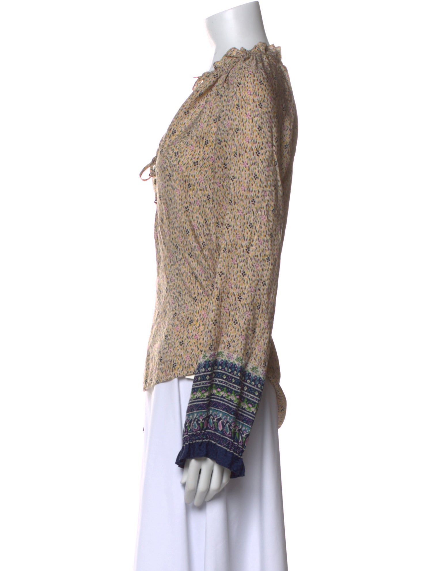 Veronica Beard Silk Printed Blouse