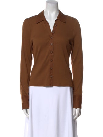 Veronica Beard Long Sleeve Polo