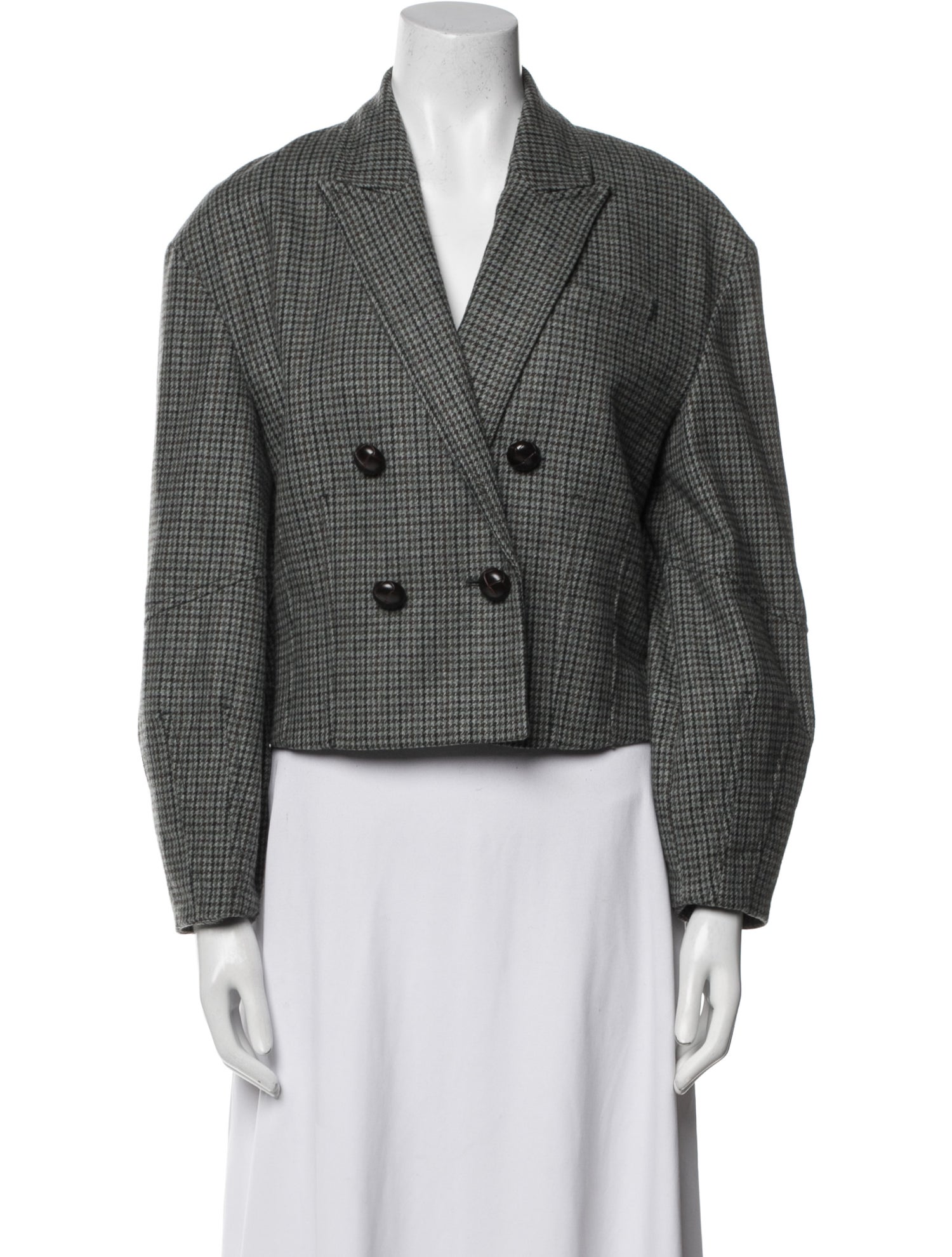 Veronica Beard Plaid Print Blazer