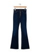 Veronica Beard Mid-Rise Wide Leg Jeans