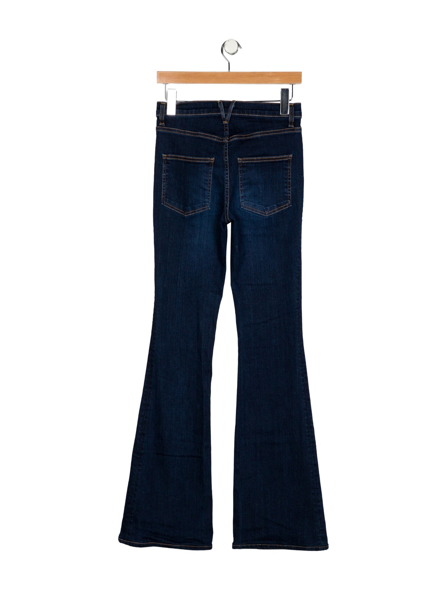 Veronica Beard Mid-Rise Wide Leg Jeans