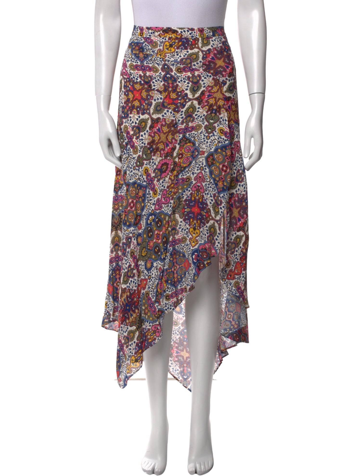 Veronica Beard Printed Midi Length Skirt