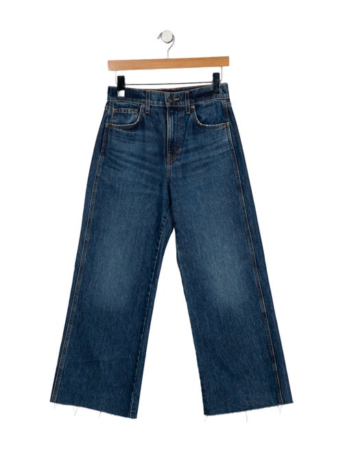 Veronica Beard High-Rise Wide Leg Jeans