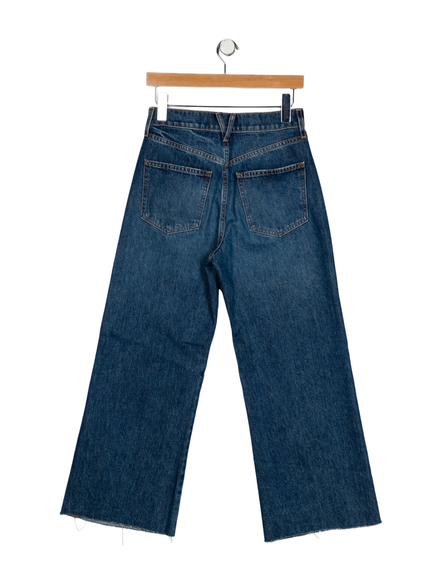 Veronica Beard High-Rise Wide Leg Jeans
