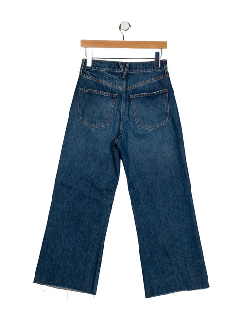 Veronica Beard High-Rise Wide Leg Jeans