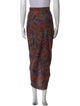 Veronica Beard Printed Midi Length Skirt