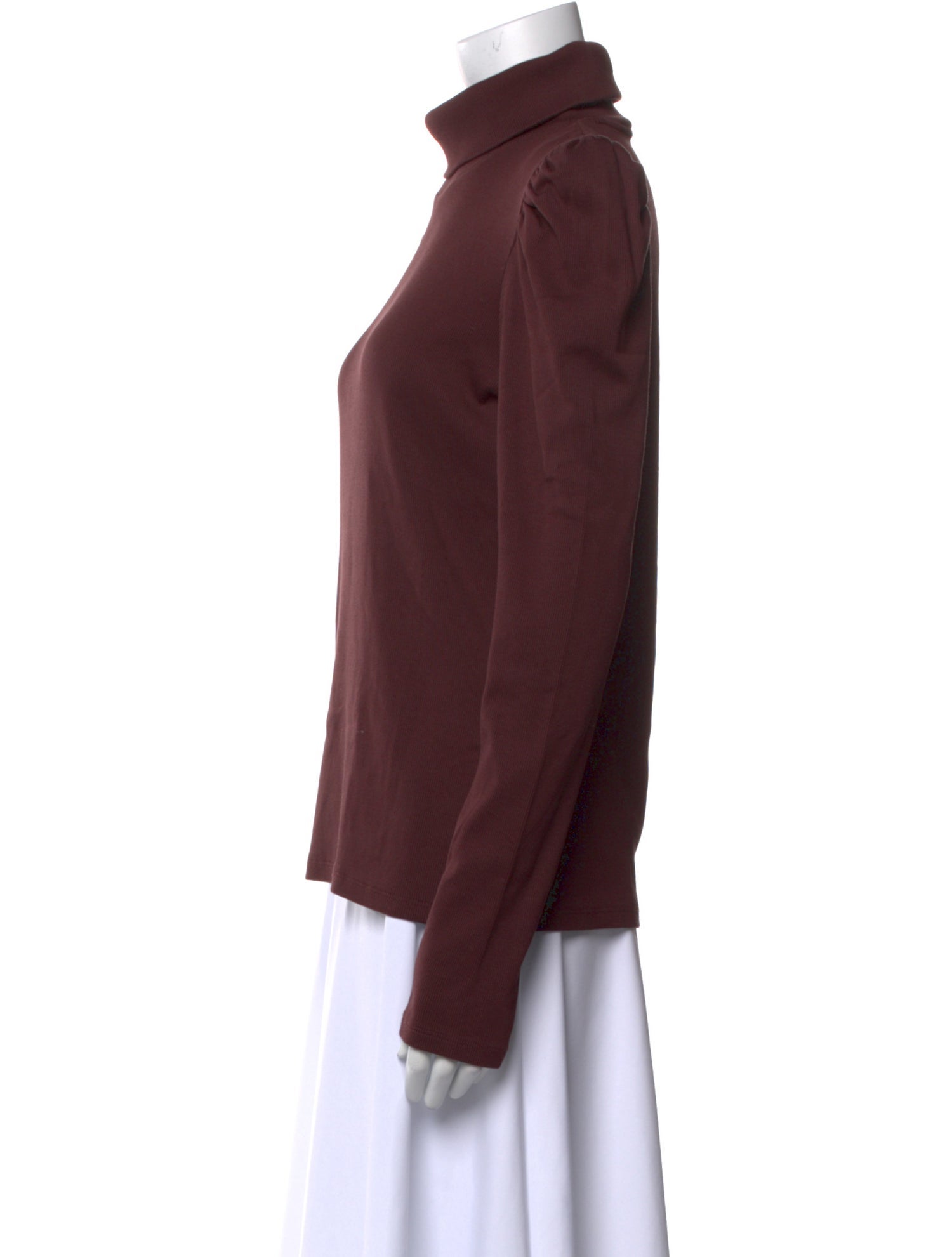Veronica Beard Turtleneck Long Sleeve Top