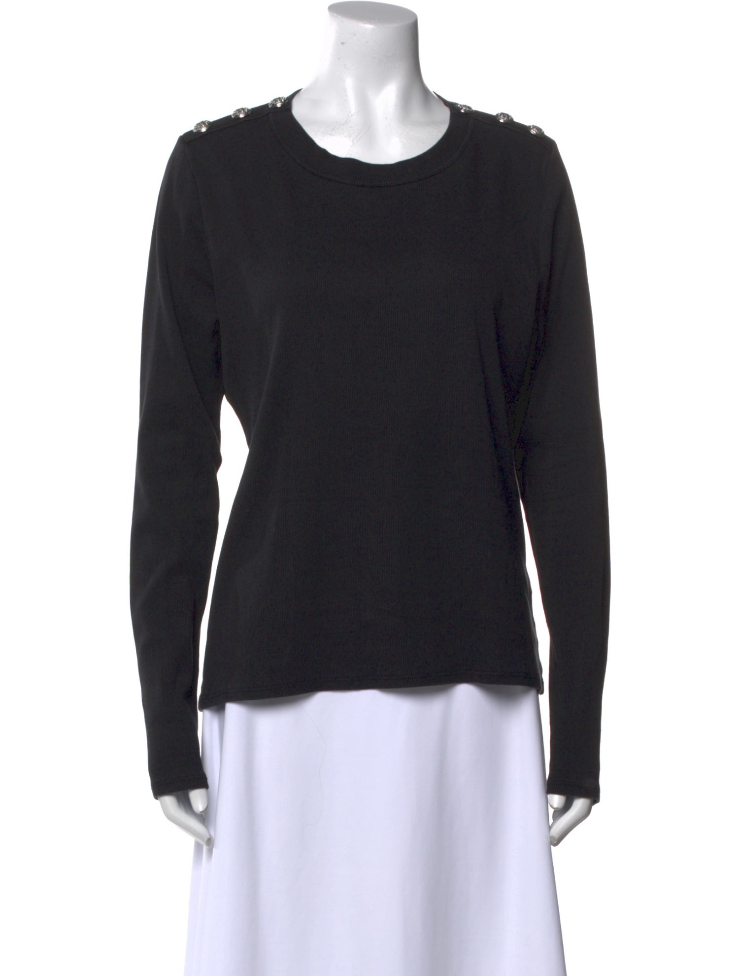 Veronica Beard Crew Neck Long Sleeve Sweatshirt