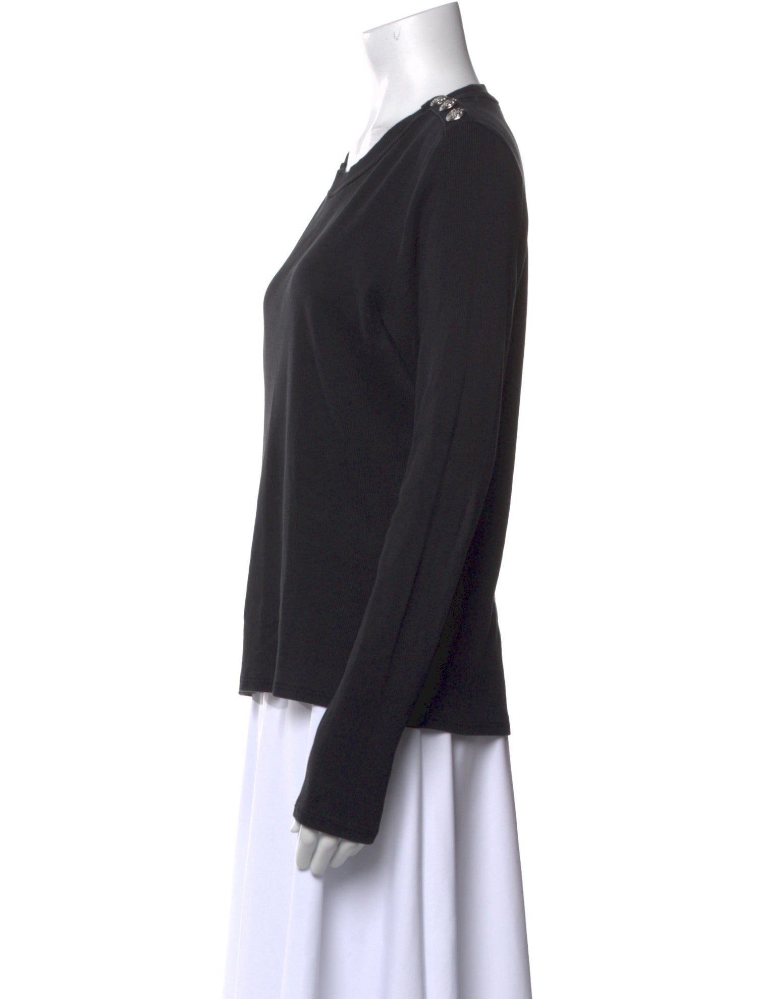 Veronica Beard Crew Neck Long Sleeve Sweatshirt