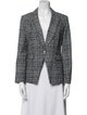 Veronica Beard Plaid Print Blazer