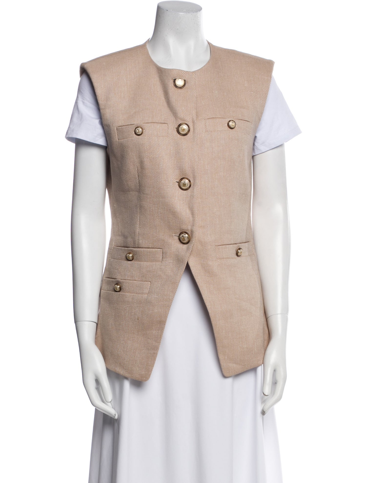Veronica Beard Linen Vest