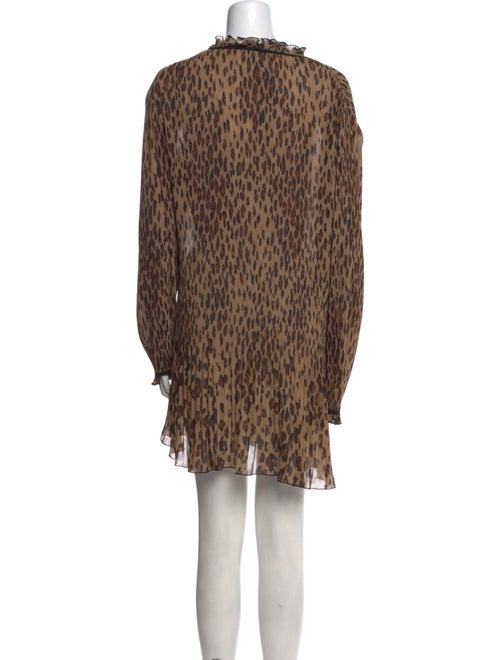 Veronica Beard Animal Print Mini Dress