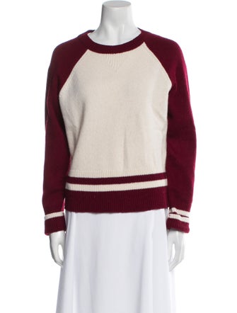 Veronica Beard Wool Colorblock Pattern Sweater