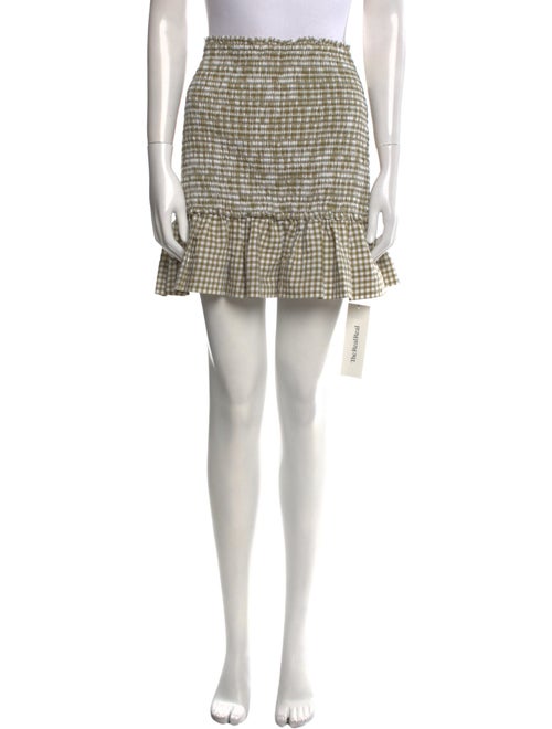 Veronica Beard Plaid Print Mini Skirt
