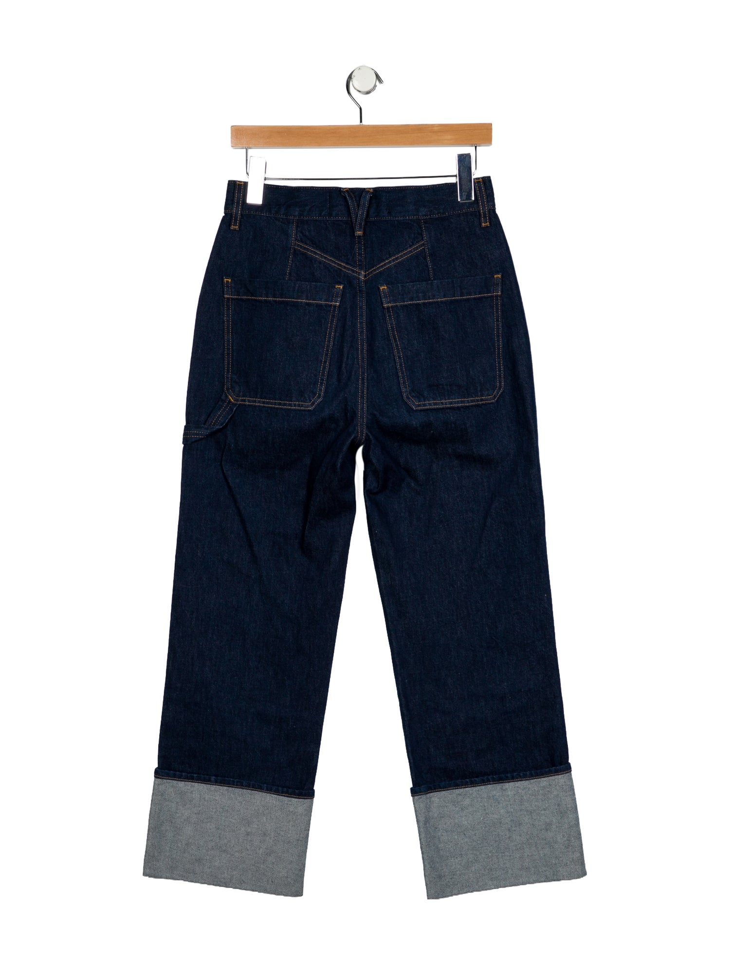 Veronica Beard High-Rise Wide Leg Jeans