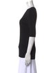 Veronica Beard Scoop Neck Three-Quarter Sleeve T-Shirt
