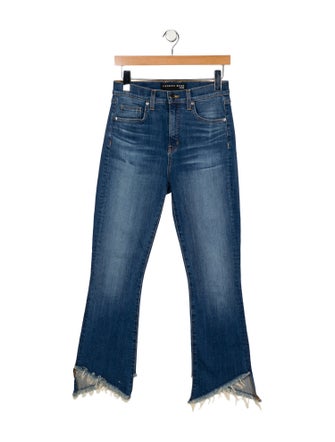 Veronica Beard High-Rise Straight Leg Jeans