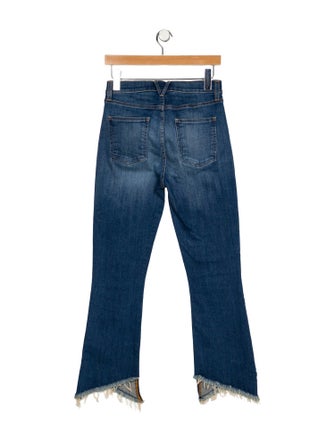 Veronica Beard High-Rise Straight Leg Jeans