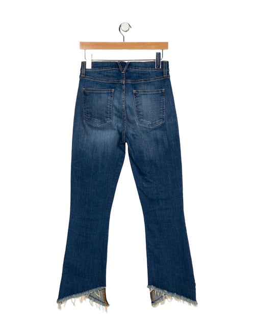Veronica Beard High-Rise Straight Leg Jeans