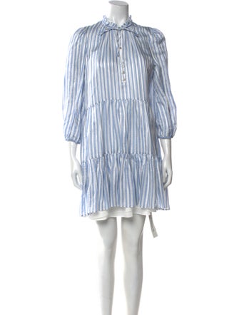 Veronica Beard Striped Mini Dress