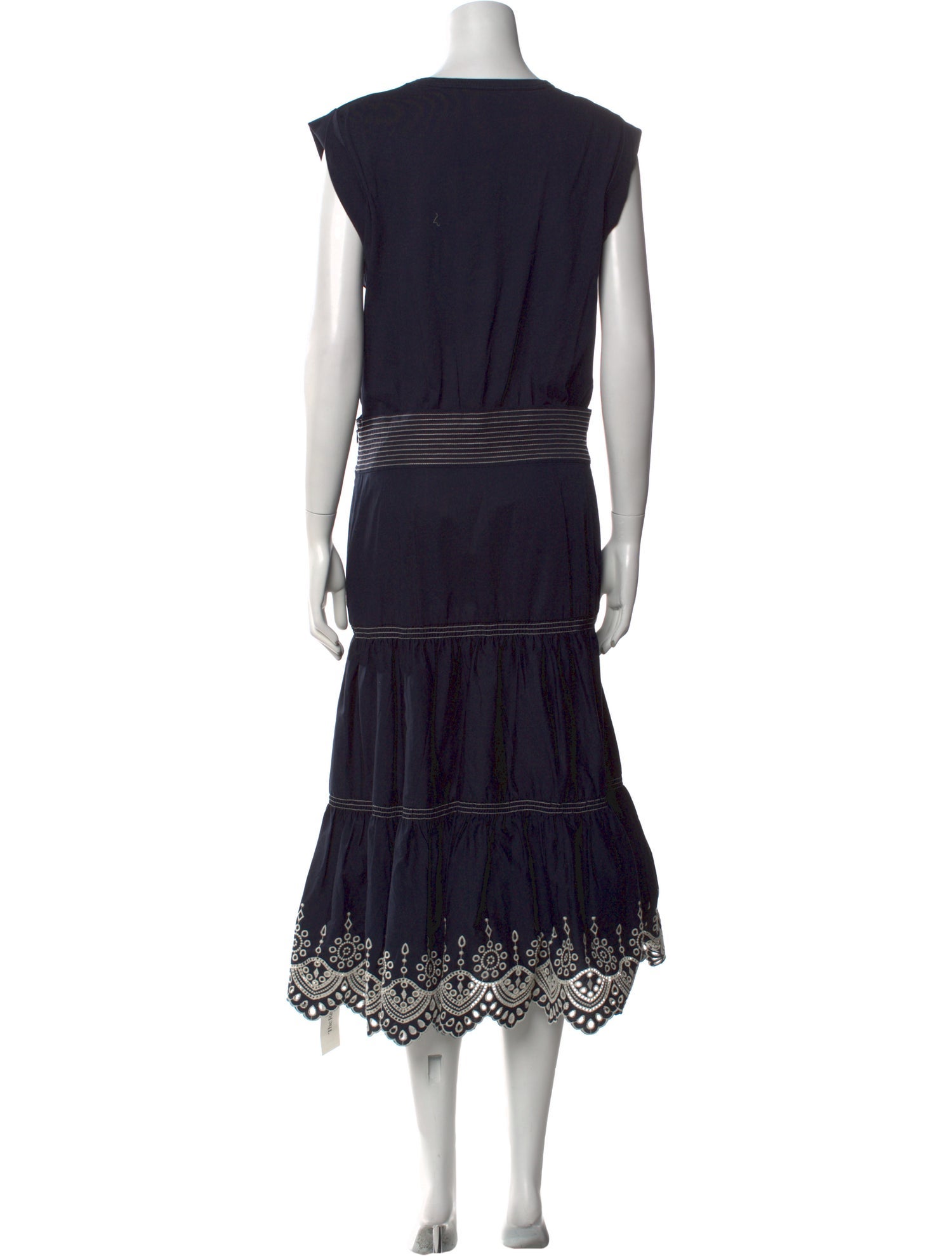 Veronica Beard Scoop Neck Long Dress