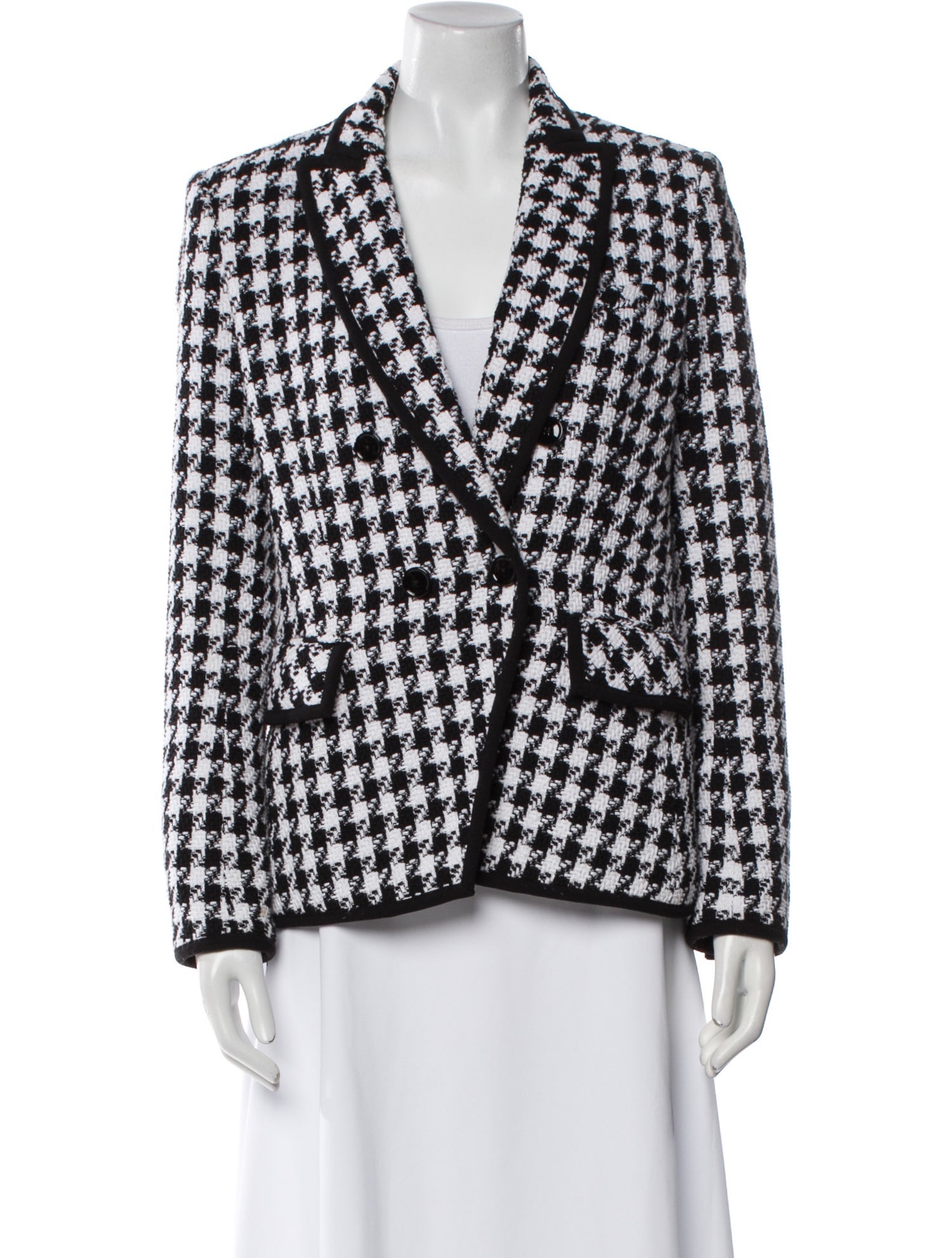 Veronica Beard Houndstooth Print Blazer