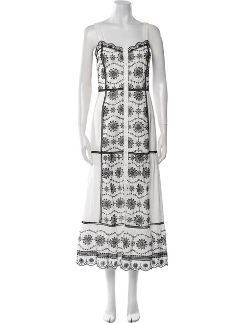 Veronica Beard Printed Long Dress