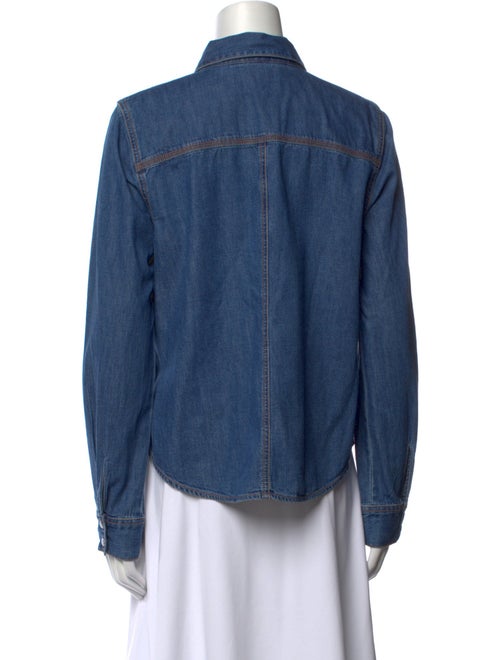 Veronica Beard Long Sleeve Button-Up Top