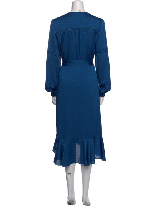 Veronica Beard V-Neck Midi Length Dress