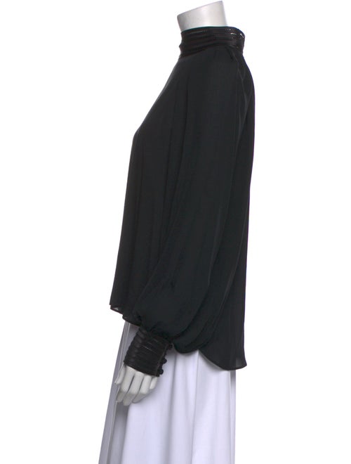 Veronica Beard Silk Turtleneck Sweatshirt