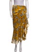 Veronica Beard Silk Midi Length Skirt