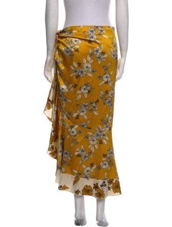 Veronica Beard Silk Midi Length Skirt