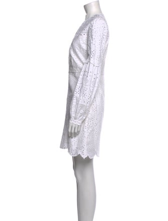 Veronica Beard Lace Pattern Mini Dress