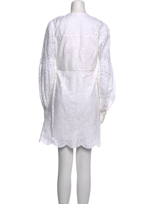 Veronica Beard Lace Pattern Mini Dress