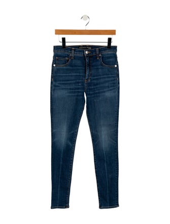 Veronica Beard Mid-Rise Skinny Leg Jeans