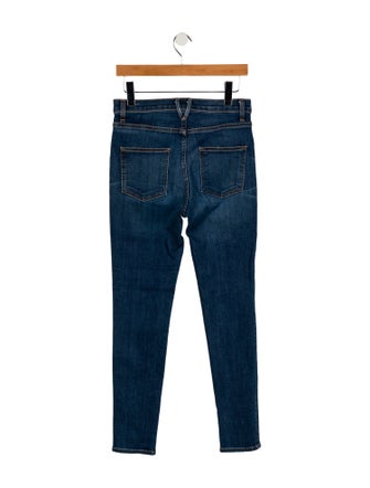Veronica Beard Mid-Rise Skinny Leg Jeans