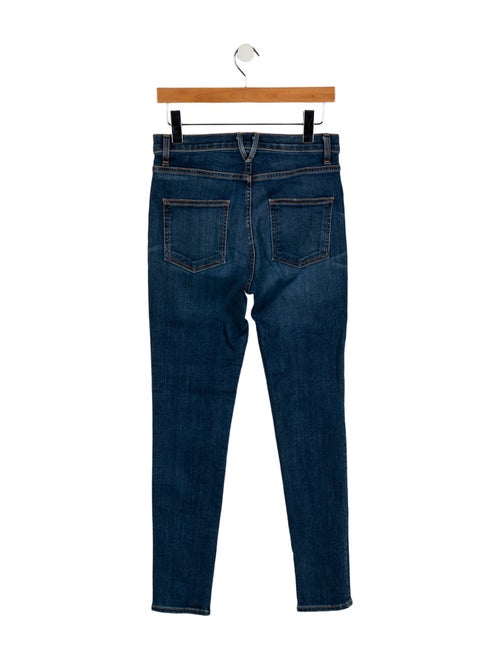 Veronica Beard Mid-Rise Skinny Leg Jeans