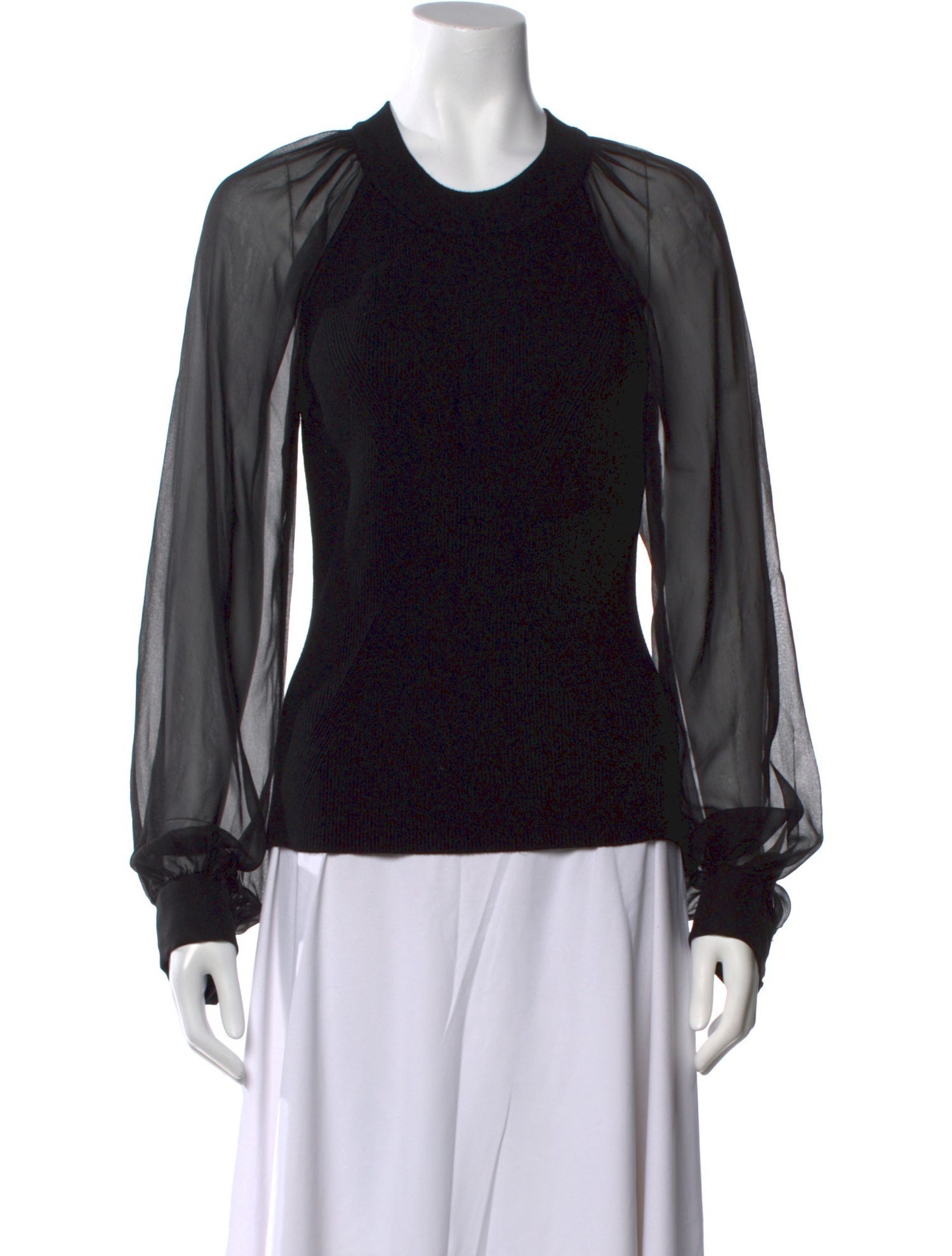 Veronica Beard Crew Neck Long Sleeve Sweatshirt