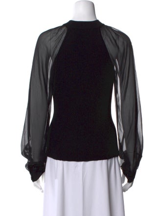 Veronica Beard Crew Neck Long Sleeve Sweatshirt