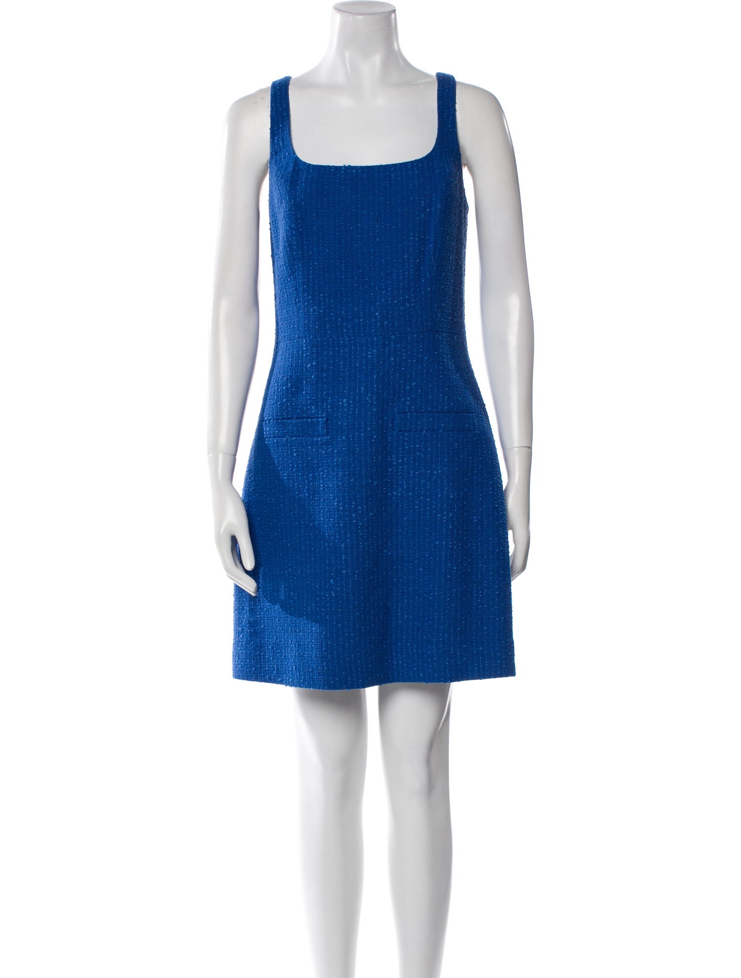 Veronica Beard Square Neckline Mini Dress